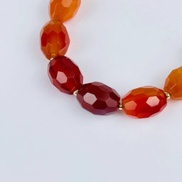 Браслет регулируемый с Сердоликом (градиент) - Радуга самоцветов фото 4