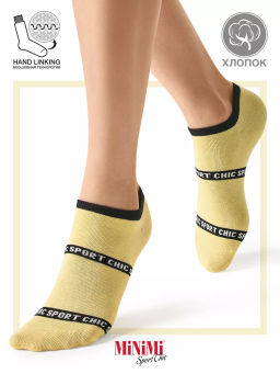 (Minimi) Mini Sport Chic 4300 нос.жен. (ЧЗ) с полоской giallo