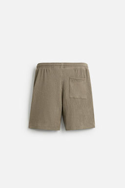 IRREGULAR TEXTURED BERMUDA SHORTS - Zara фото 15
