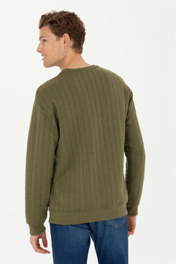 Мужской свитшот цвета хаки - U.s. polo assn фото 12