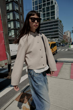 SOFT BOMBER JACKET WITH ELASTIC HEM - Zara фото 4