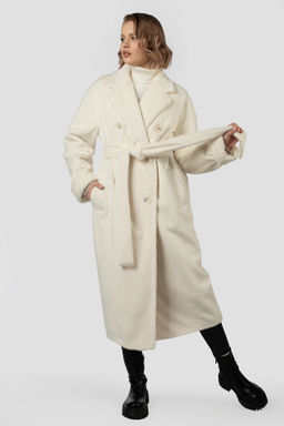 01-12078 Пальто женское демисезонное (пояс)