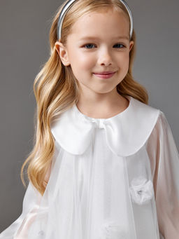 ACOOLA / Платье детское для девочек Eleya молочный  фото 4