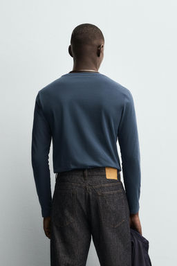 BASIC SLIM FIT T-SHIRT - Zara фото 3