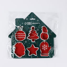 Формы для выпечки новогодние «Зимние истории», 6 шт.