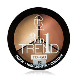 TF Палетка для контуринга лица Trend To Go тон 82 золотисто-коричневый CTP-18