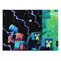 Папка-конверт на кнопке А4 "My game", пластик, 160 мкм