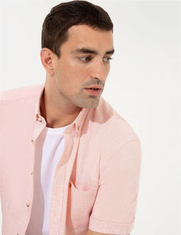 Turuncu Regular Fit K_sa Kollu G_mlek