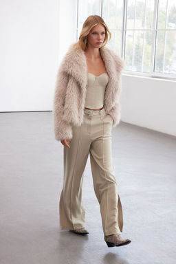 Bej Oversize Kal?p Kurk Mont TWOAW25MO00035 - Trendyolmilla фото 15