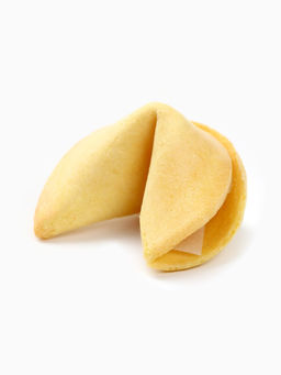 Цена за 2 шт. Печенье с предсказаниями на новый год в коробке Дед мороз - Фабрика счастья фото 6