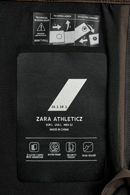 RECCO® WATERPROOF PADDED SHELL SKI TROUSERS - Zara фото 29