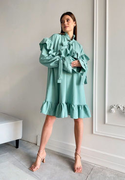 Платье AURA 3196-170 шалфей