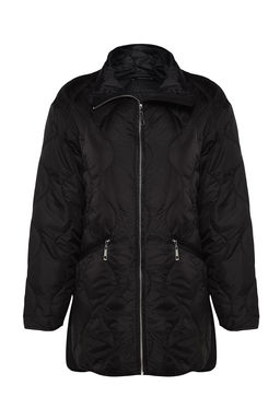 TRENDYOLMILLA Siyah Su Itici Kapitone Mont TWOAW24MO00001  фото 6