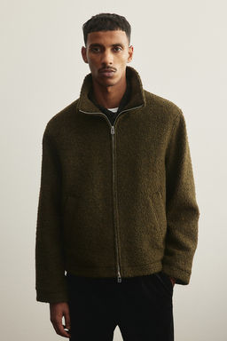 Chaqueta boucle de mezcla de lana Regular Fit - H&m фото 2