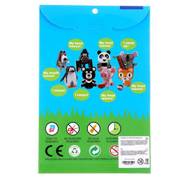 Конструктор 3D фигурки «Панда», набор для творчества