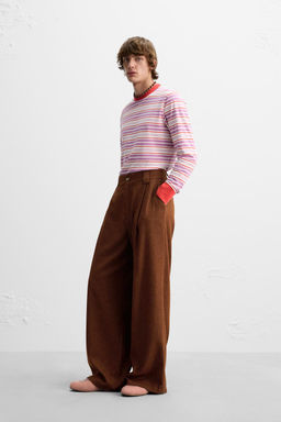 WIDE-LEG TROUSERS X HARRY LAMBERT - Zara фото 4