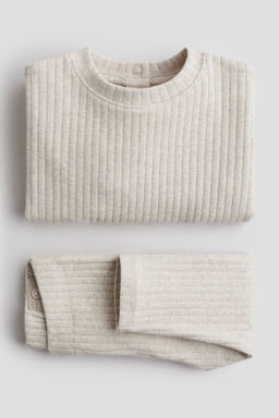 Conjunto de 2 piezas en algod?n acanalado - H&m фото 7