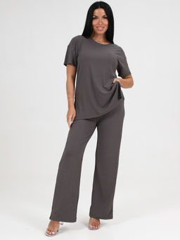 423 ПИЖАМА ЖЕНСКАЯ (брюки) (Графит) - А-дина фото 2