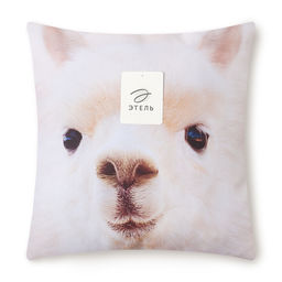 Подушка декоративная Этель Лама 40х40 см, габардин, 100% п/э  фото 4