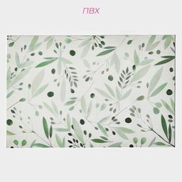 Салфетки сервировочные на стол Доляна «Акварель», 4 шт., 45×30 см, зеленые