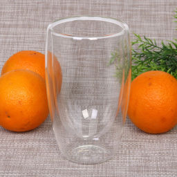 Стакан стеклянный с двойными стенками 450мл "Хай-Тек" классика