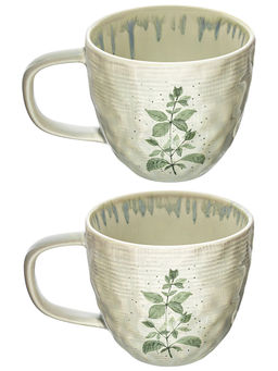 Чайная пара 4 пр. 280 мл 12,5*9*8 см Лимонная мята, фарфор - Elan gallery фото 7