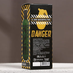 Гель для душа 23 Февраля, 300 мл, аромат сандала и бергамота, HARD LINE