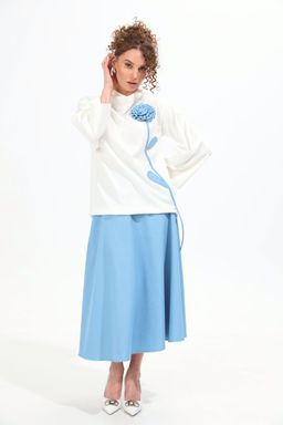 Костюм NIKVA н952-2 молоко+голубой
