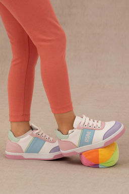 K_z _ocuk Lila Spor Ayakkab_