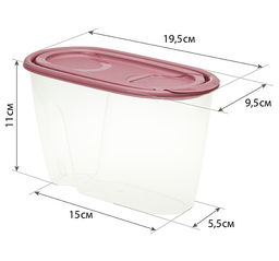 Емкость для сыпучих продуктов 0,9 л арт.М1220