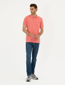 Pembe Regular Fit Basic Ti__rt