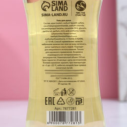 Гель для душа мартини Самая чудесная, 250 мл, аромат сочного цитруса, Чистое счастье  фото 2