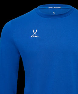 Лонгслив тренировочный JOGEL DIVISION PerFormDRY Training CVC LS Z2, синий  фото 4