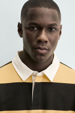 RUGBY SHIRT WITH CONTRAST COLLAR - Zara фото 13