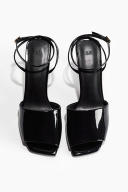 Sandalias de tacon con puntera cuadrada - H&m фото 2