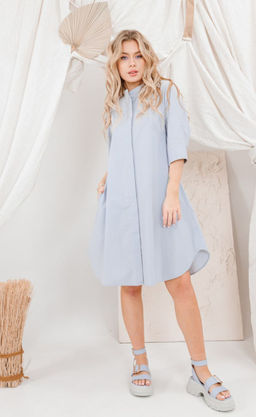 Платье AMORI 9654 голубой