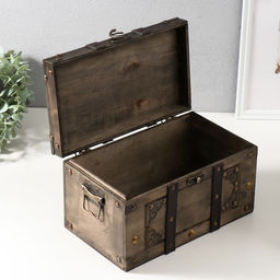 Шкатулка сундук дерево "Пальмира" 28х16х16 см