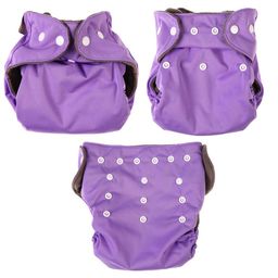 Трусики-подгузник, многоразовый, угольно-бамбуковая ткань, цвет фиолетовый, от 0-36 мес. - Крошка я фото 5
