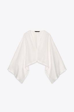ASYMMETRIC CAPE KIMONO - Zara фото 15