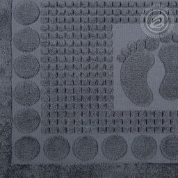 Полотенце махровое "Ножки" (графит) 50*70/1 шт. - 50*70 Махровые полотенца "Арт Дизайн" (Узбекистан)