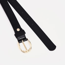 Ремень женский, ширина 2,2 см, винт, пряжка металл, цвет чёрный - Simaland фото 2