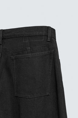 JEANS BARREL FIT CREMALLERAS / Negro - Zara фото 11