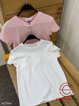 Футболка женская однотонная