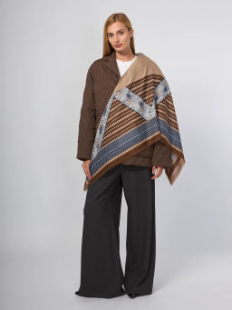 Платок жен. виск+шерсть 130х130 LSZ33-251-16