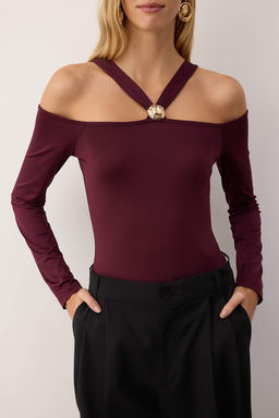 Siyah Aksesuar Detayl? C?tc?tl? Esnek Orme Body TWOAW26BD00003 - Trendyolmilla фото 3