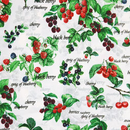 Ягодное ассорти Скатерть-дорожка на стол 50х145см, хлопок Премиум 186г/м2, Домашняя мода (Россия)  фото 2