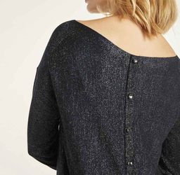 Пуловер, черно-серебристый - Heine фото 5