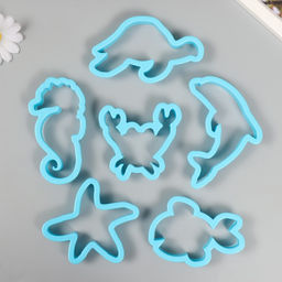 Каттеры для полимерной глины Морские животные набор 6 шт - Simaland фото 2
