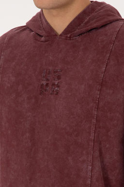 Erkek Bordo Sweatshirt