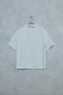STORIESZ - CAMISA 100% LINO / Azul vigor?